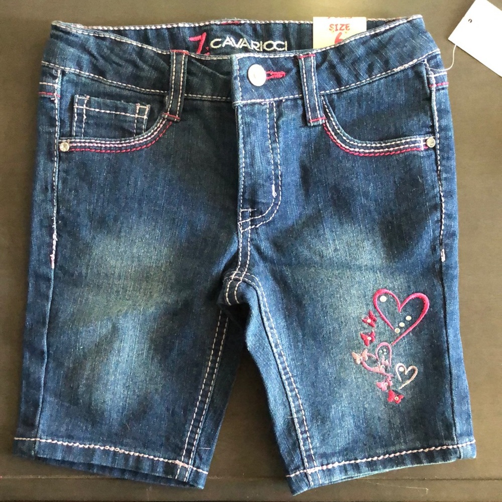 NWT Z.Cavaricci Capri Jeans  sz 6 girls